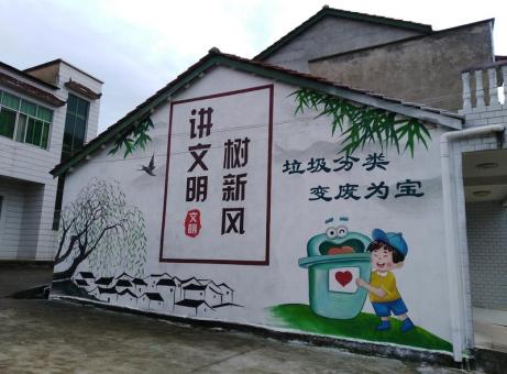  上杭墙绘是现在流行的墙体广告