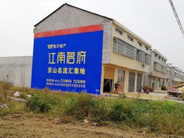  上杭农村墙体广告在不同形式上面展现的不同特色