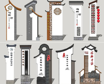  上杭美丽乡村标识标牌有哪些分类？