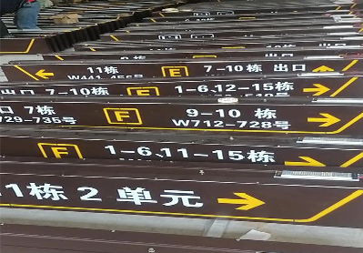  上杭广告标识中，常见的几种安装方式。